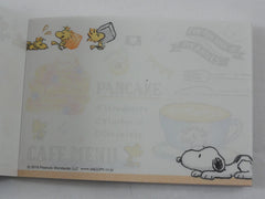 Cute Kawaii Snoopy Cafe Mini Notepad / Memo Pad - Stationery Designer Writing Paper Collection