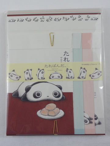 Cute Kawaii San-X Tarepanda Letter Set Pack - Stationery Writing Paper Envelope Penpal Rare Collectible