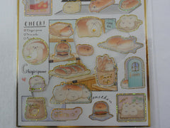 Cute Kawaii Kamio Bread Sticker Sheet - for Journal Planner Craft