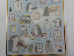 Cute Kawaii Kamio Hedgehog Sticker Sheet - for Journal Planner Craft