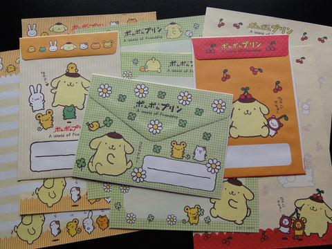 z Kawaii Cute Pom Pom Purin Letter Sets - A