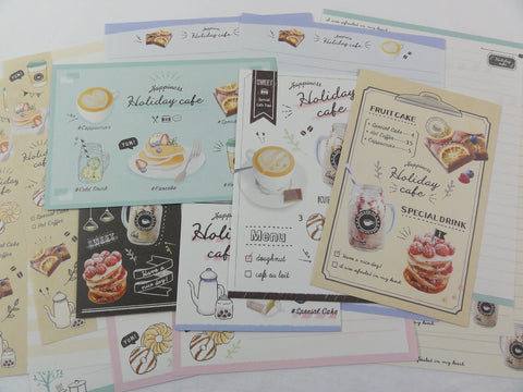 Cute Kawaii Kamio Sweet Cafe Letter Sets - Stationery Writing Paper Envelope Penpal