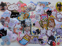 z Cat Kitten Kitty theme Flake Stickers - 40 pcs