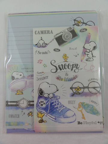 Cute Kawaii Peanuts Snoopy Letter Set Pack - Stationery Writing Paper Penpal