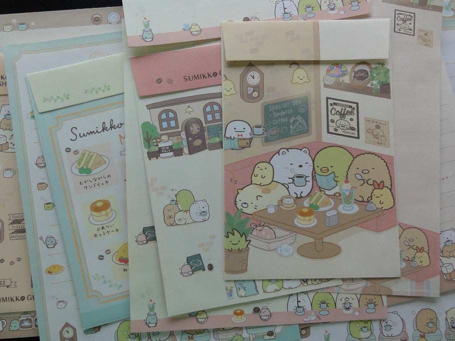 San-X Sumikko Gurashi Coffee Shop Letter Sets - B