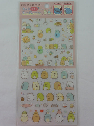 Cute Kawaii San-X Sumikko Gurashi Friend Fun Time Sticker Sheet 2018 - A - for Planner Journal Scrapbook Craft