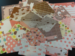 Kawaii Cute San-X Chocopa Panda Letter Writing Paper + Envelope Theme Stationery Set - A