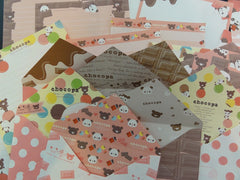 Kawaii Cute San-X Chocopa Panda Letter Writing Paper + Envelope Theme Stationery Set - A