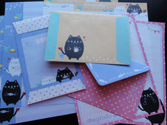z Kawaii Cute Q-Lia Mog Neko Cat Letter Sets