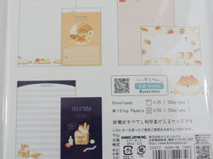 Cute Kawaii Kamio Bread Letter Set Pack - Stationery Writing Paper Envelope Penpal