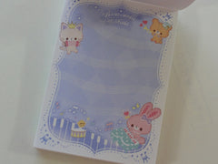 Kawaii Cute Q-Lia Secret Magic of Night Sky Stars Animals Mini Notepad / Memo Pad