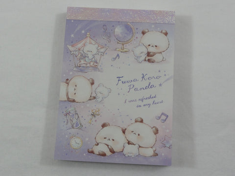 Cute Kawaii Kamio Fuwa Koro Dream Panda Mini Notepad / Memo Pad - Stationery Designer Paper Collection