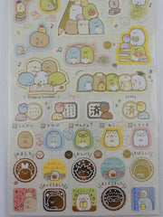 Cute Kawaii San-X Sumikko Gurashi Study Time Sticker Sheet 2018 - for Planner Journal Scrapbook Craft