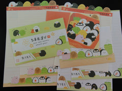 Kawaii Cute Kamio Cororin Musubi Japan Sushi Letter Sets - A