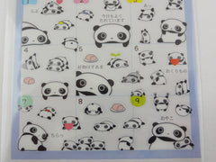 Cute Kawaii San-X Tarepanda Panda Sticker Sheet 2018 - for Planner Journal Scrapbook Craft