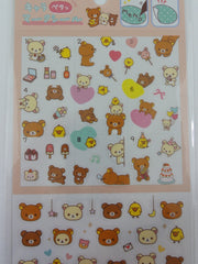 Cute Kawaii San-X Rilakkuma Bear Sticker Sheet 2018 - A - for Planner Journal Scrapbook Craft