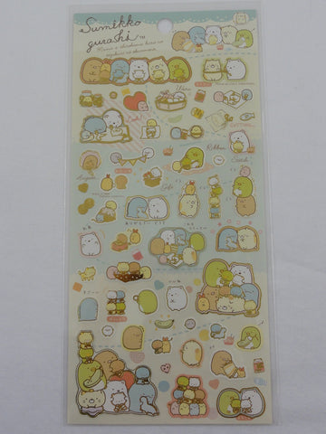 Cute Kawaii San-X Sumikko Gurashi Friendship Time Sticker Sheet 2018 - A - for Planner Journal Scrapbook Craft