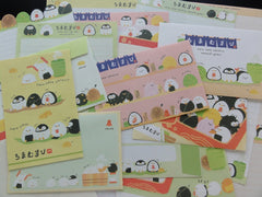 Cute Musubi Sushi Rice Letter Writing Paper + Envelope Theme Set