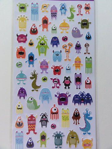 Kawaii Cute Sticko Monster Sticker Sheet