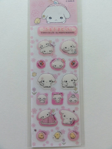 Kawaii Cute San-X Buru Buru Dog Small Sticker Sheet - Pink