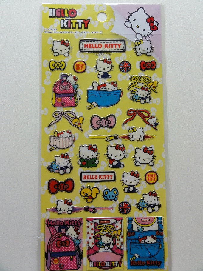 z Sanrio Hello Kitty Pockets Sticker Sheet - 2012