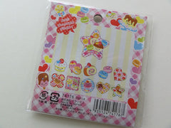 Cute Kawaii Friends Smile Sweet Dessert Stickers Sack - Vintage