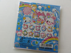z Cute Kawaii Kamio Flower Angel Rabbit Cat Stickers Sack - Vintage