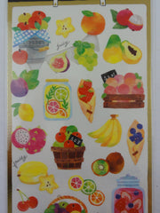Cute Kawaii Mind Wave Weekend Market Series - Fruit Harvest Sticker Sheet - for Journal Planner Craft