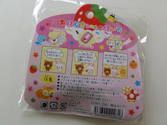 Cute Kawaii Q-Lia Strawberry and Animals Button Stickers Sack - Vintage