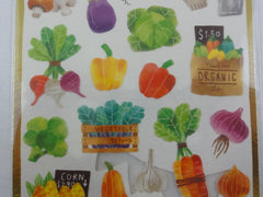 Cute Kawaii Mind Wave Weekend Market Series - Vegetable Harvest Sticker Sheet - for Journal Planner Craft