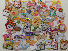 Cute Kawaii Hamster Pet Flake Stickers - Rare