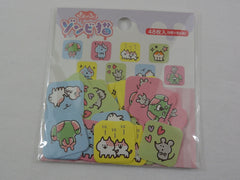 Cute Kawaii Zombie Cat Whimsical Flake Stickers Sack B - for Journal Agenda Planner Scrapbooking Craft