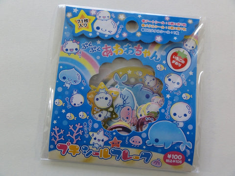 Cute Kawaii Kamio Soap Water Bubble Stickers Sack - Vintage