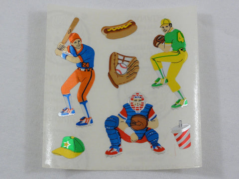 Sandylion Sport Baseball Shiny Sticker Sheet / Module - Vintage & Collectible - Scrapbooking