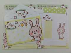 Cute Kawaii Crux Panda and Rabbit Mini Letter Sets
