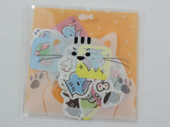 Cute Zombie Cat Flake Stickers - 32 pcs - for Journal Planner Craft