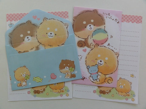 Cute Kawaii Crux Dog Puppies Mini Letter Sets