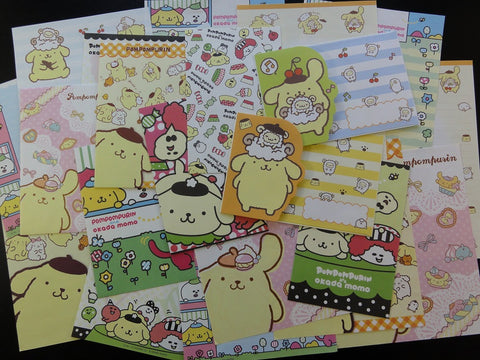 z Sanrio Pom Pom Purin Letter Paper + Envelope Theme Set