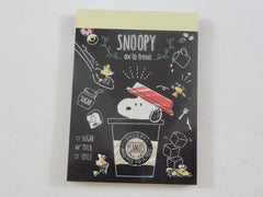 Cute Kawaii Snoopy Coffee Mini Notepad / Memo Pad - Stationery Designer Writing Paper Collection