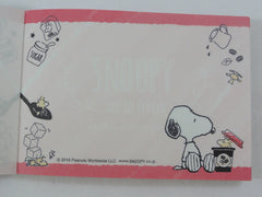 Cute Kawaii Snoopy Coffee Mini Notepad / Memo Pad - Stationery Designer Writing Paper Collection