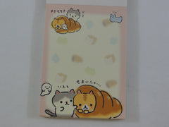 Kawaii Cute San-X Coro nya Cat Mini Notepad / Memo Pad - E - Note Writing Stationery Designer Collectible