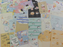 Cute Kawaii 20 Cat Hamster Hedgehog Seal Rabbit Cafe MINI Letter Paper + Envelope Theme Set
