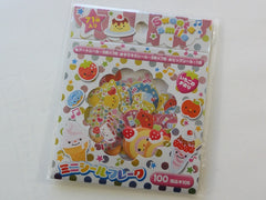 Cute Kawaii Japan Ice Cream Sweet Dessert Stickers Flake Sack - Vintage