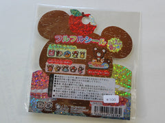 Cute Kawaii Q-Lia Milk Choco Bear Flake Stickers Sack - B