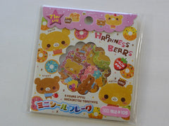 Cute Kawaii Japan Happiness Bears Stickers Flake Sack - Vintage