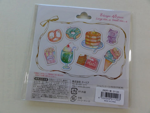 Cute Kawaii Q-Lia Sweet Dessert Ice Cream Flake Stickers Sack