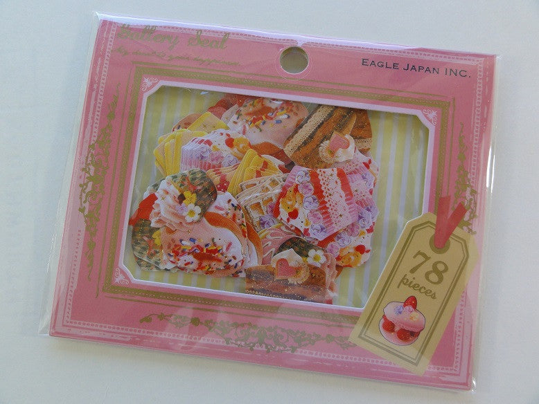 Cute Kawaii Strawberry Sweet Bakery Photo Flake Stickers Sack