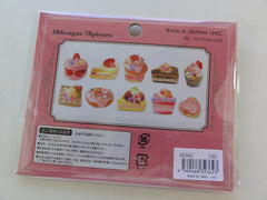 Cute Kawaii Strawberry Sweet Bakery Photo Flake Stickers Sack