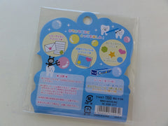 z Cute Kawaii Mind Wave Tooth Smile Dentist Flake Stickers Sack