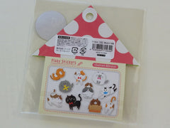 Cute Kawaii Q-Lia Ouchiina Cat Kitty Stickers Flake Sack